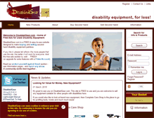 Tablet Screenshot of disabledgear.com